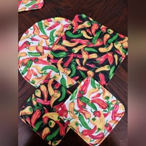 Handmade Table Hotpads & Potholders set.